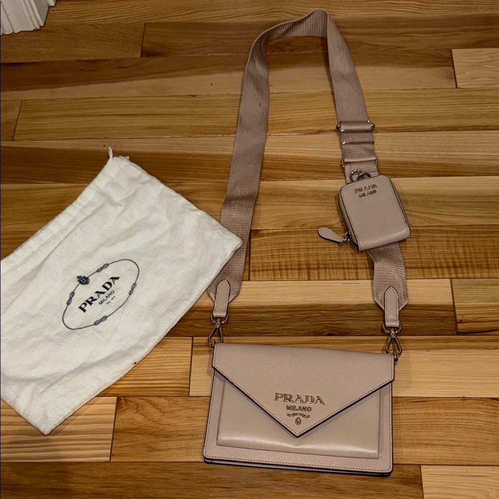 Prada Beige Crossbody Bag